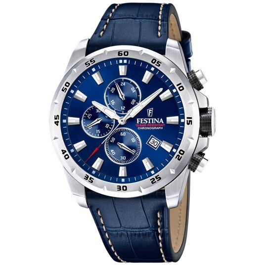 Festina Chronograph F20692/2 - Herre - 45 mm - Analog - Kvarts urverk - Mineralglas Festina Chronograph F20692/2 - Herre - 45 mm - Analog - Kvarts urverk - Mineralglas