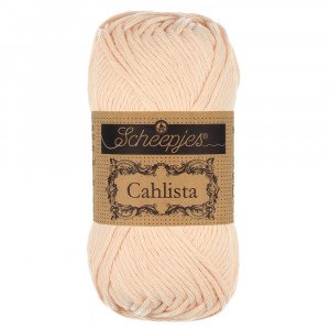 Scheepjes Cahlista Garn Unicolor 263 Petal Peach Scheepjes Cahlista Garn Unicolor 263 Petal Peach