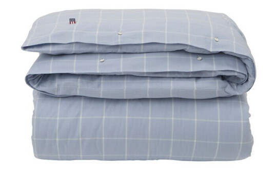 Lexington Dynetrekk Hotel ''Light Flannel'' Lt. Blue/white Fra Lexington Company (Størrelse: 140x200)