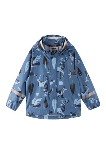 Reima Regnjakke Barn Vesi Blue Ocean 128 Reima Regnjakke Barn Vesi Blue Ocean 128