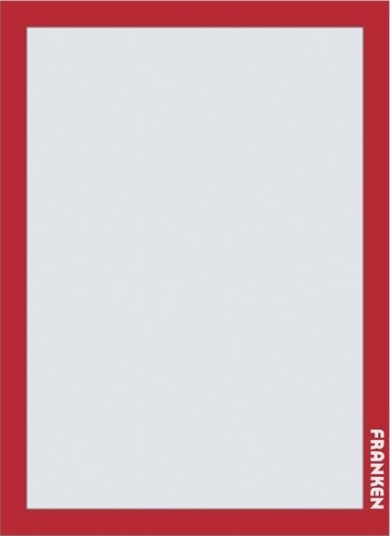 Franken Ar14012 Whiteboard Ramme Rød A4 Vegg 2 Mm 327 Mm Franken Ar14012 Whiteboard Ramme Rød A4 Vegg 2 Mm 327 Mm