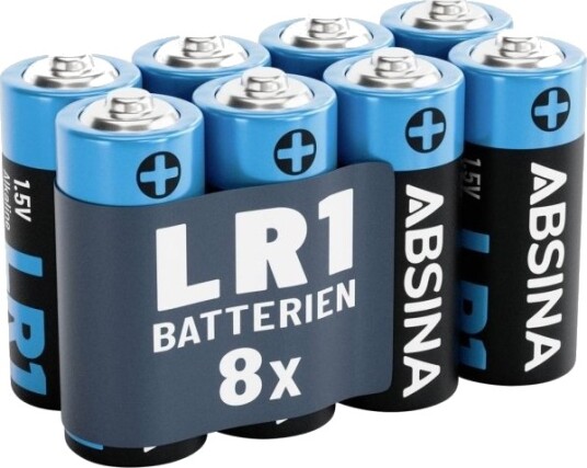 Absina Lady N-Batteri N Alkali-Mangan 1,5 V 800 8 Stk. 401033-8 Absina Lady N-Batteri N Alkali-Mangan 1,5 V 800 8 Stk. 401033-8
