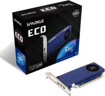 Sparkle Intel Arc A310 ECO Grafikkort - 4GB GDDR6 Lavprofil
