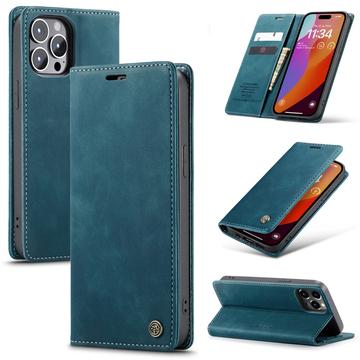 Caseme 013 Series iPhone 16 Pro Lommebok deksel Blå