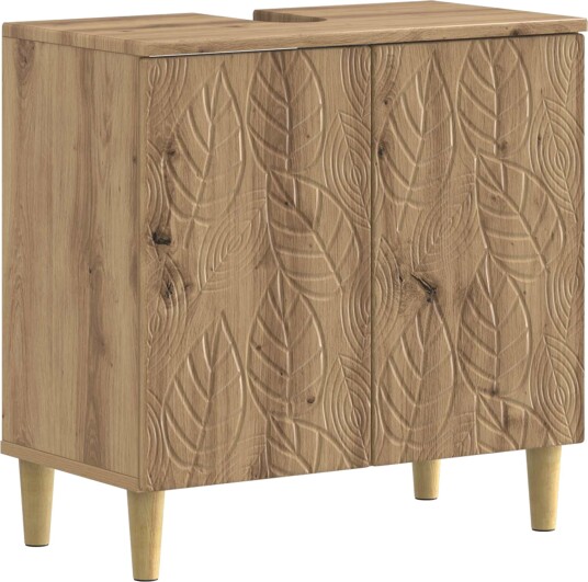 vidaXL Baderomsvaskeskap DELFT Artisan eik 59,5 x 31,5 x 59 cm