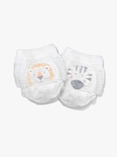 Kit & Kin Eco Nappy Pants White 22st Kit & Kin Eco Nappy Pants White 22st