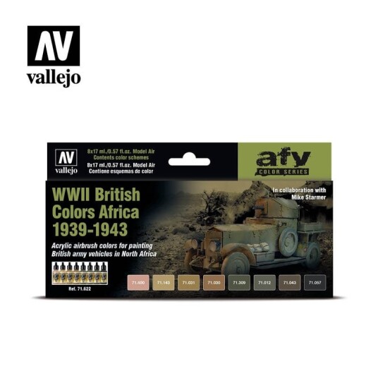 Vallejo Model Air WWII British Colors Africa 1939-1943