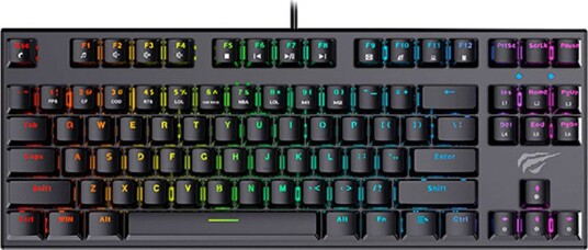 Havit KB857 TKL Mekanisk Gamingtastatur med RGB-belysning