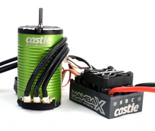 Castle Creations MAMBA X 3.17mm SCT SENSORED 25.2V WP ESC AND