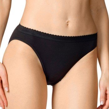 Calida Truser Slip/Hosen Minislip Black Svart bomull X-Small Dame