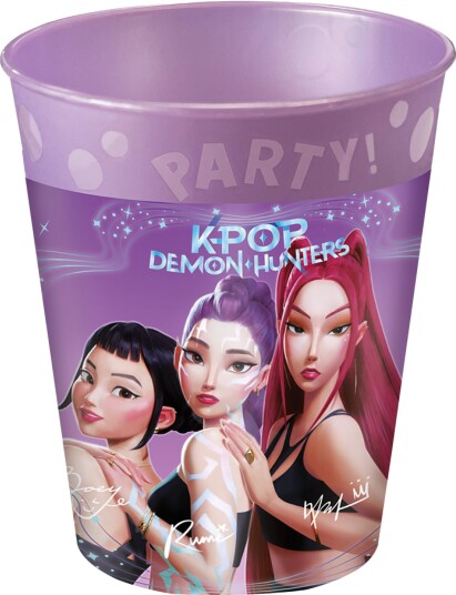 K Pop Gjenbrukbare Kopper Demon Hunters 250 Ml 4 Stk