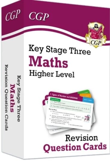 Ks3 Maths Revision Question Cards - Higher Av Cgp Books