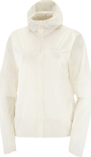 Salomon Women"s Sense Aero Wind Jacket Whisper White Whisper White/ L