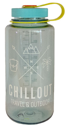 Nalgene Wide Mouth Sustain "Chillout Logo" Drikkeflaske 1L