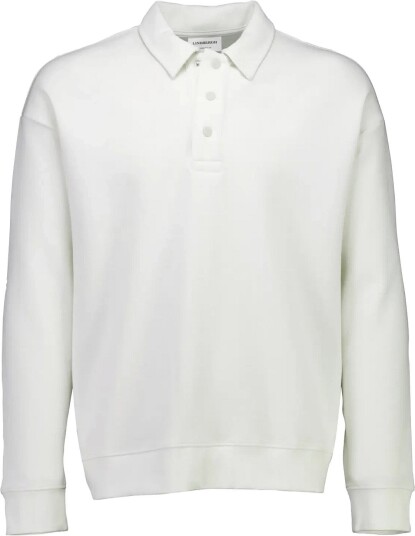 Lindbergh Birdeye Sweat Polo L/S White M