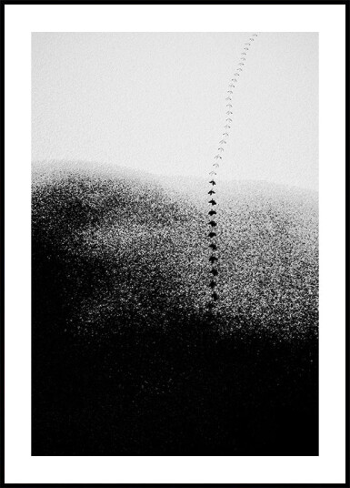 Footsteps in the snow Plakat Plakat / 100x150cm Footsteps in the snow Plakat Plakat / 100x150cm