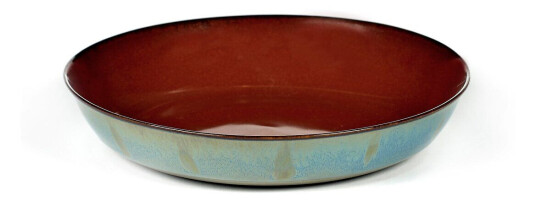 Serax Terres de Rêves asjett 17,5 cm Rust-smokey blue