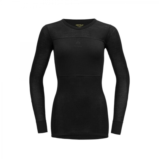 Devold  Wool Mesh 190 Shirt Wmn Dame, 960A CAVIAR, M