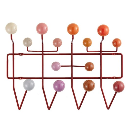 Vitra Hang It All Klesstativ Rød / Flerfarget Garderober og kleshengere Pulverlakkert Metall Red Multitone 20119101