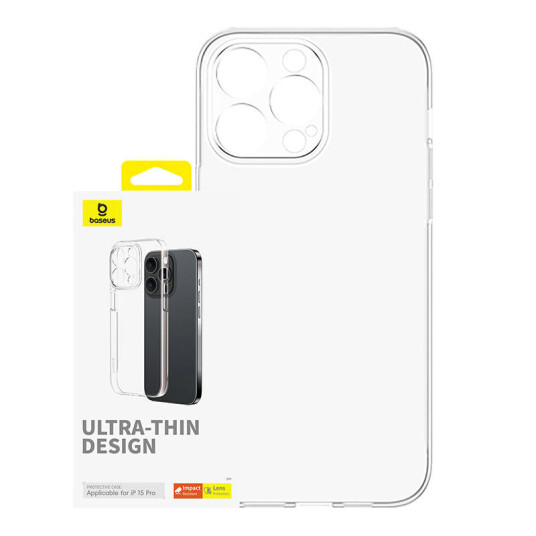 Baseus Phone Case for iPhone 15 Pro  OS-Lucent Series (Clear)