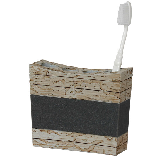 Tannbørsteholder Nu Steel Rustic Stonedust & Cement