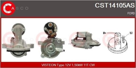 CASCO CST14105AS Starter CASCO CST14105AS Starter