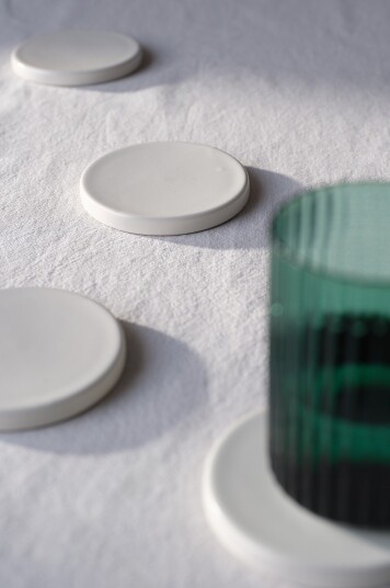 Jotex Glassunderlag 4pakning Naturhvit WILMA 2187773010