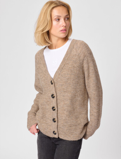 My Essential Wardrobe 04 The Knit Cardigan - Beige - L