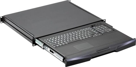 Nvent Schroff 60118566 19" Nettverksskuff 1U Sort 60118566