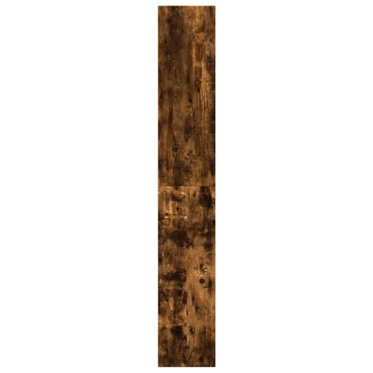 Bokhylle røkt eik 60x30x189 cm konstruert tre Bokhylle røkt eik 60x30x189 cm konstruert tre