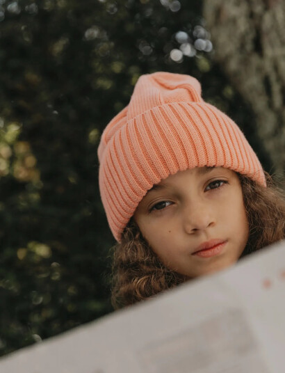 Garbo&Friends Knitted Beanie - Pink - 46/48