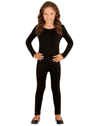 Svart Bodysuit til Barn med Lange Ermer Strl 8 12 ÅR