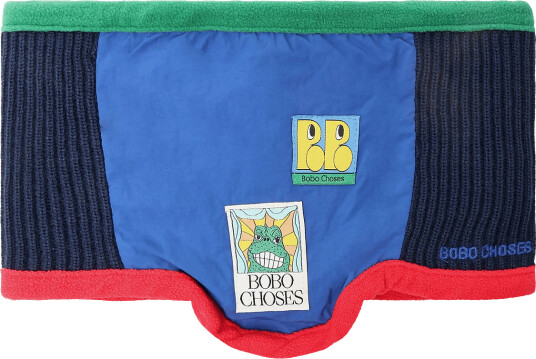 Bobo Choses Bobo Choses Color Block Neck Warmer Navy 134 Bobo Choses Bobo Choses Color Block Neck Warmer Navy 134