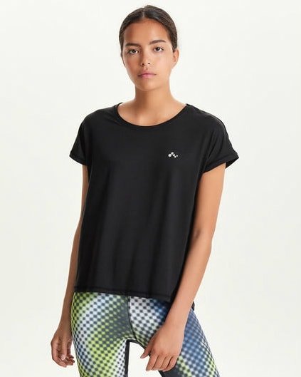 Only Play Aubree Ss Loose Training Tee - Black - L
