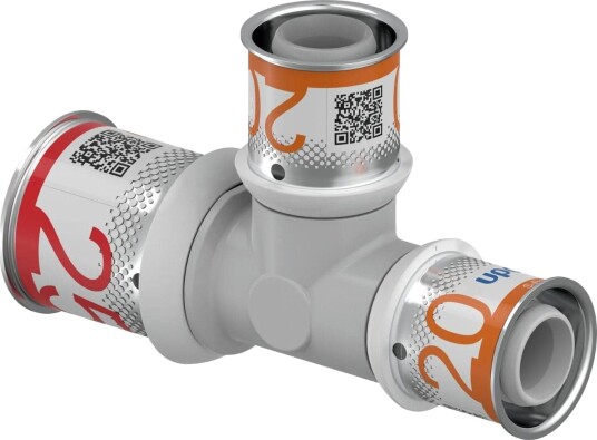 Uponor S-press Ppsu Kompositt T-rør 25-20-20mm