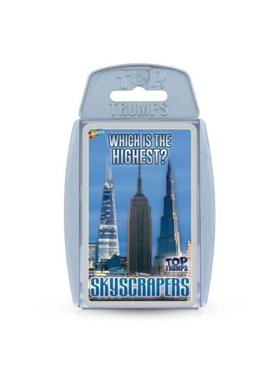 Winning Moves Skyscrapers Top Trumps Card Game English