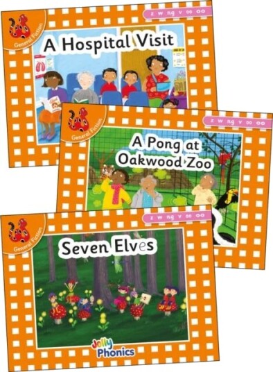 Jolly Phonics Orange Level Readers Set 5 Av Louise Van-Pottelsberghe