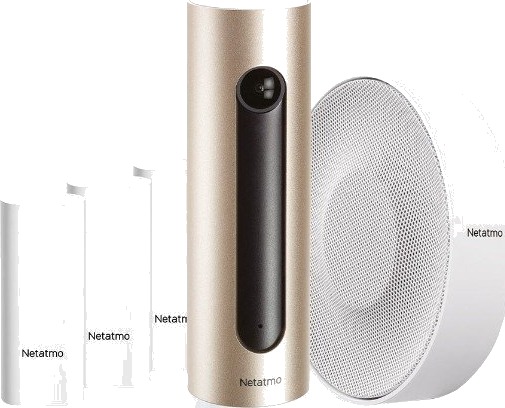 Netatmo Smart Alarm System With Camera - Hjemmesikkerts- Og Overvåkingssystem - Trådløs, Kablet - Bluetooth, 802.11B/G/N - 10/100 Ethernet