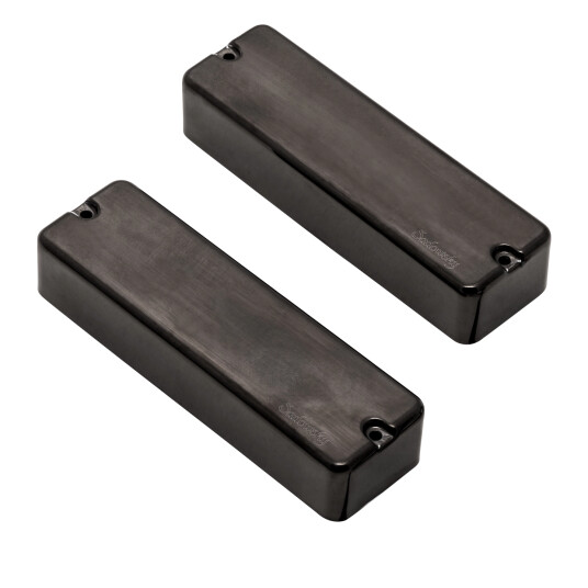 Sadowsky Soapbar Humbucker Bass Pickup Set,Dualcoil,Brus.Blackchr.Cov.,4str/b+n