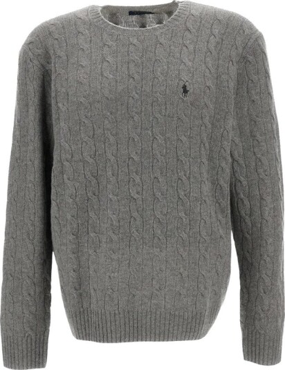 Ralph Lauren Polo Herre Strikkevarer Grå L