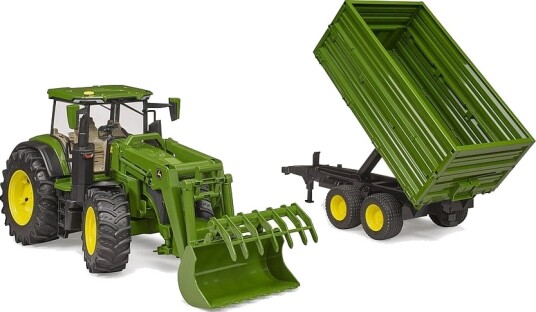 Bruder John Deere 7930 Traktor Med Tilhenger Bruder Traktor Med Frontlaster 3155 Bruder John Deere 7930 Traktor Med Tilhenger Bruder Traktor Med Frontlaster 3155