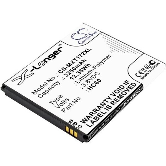Motorola XT1723 batteri (3750 mAh 3.8 V, Sort)