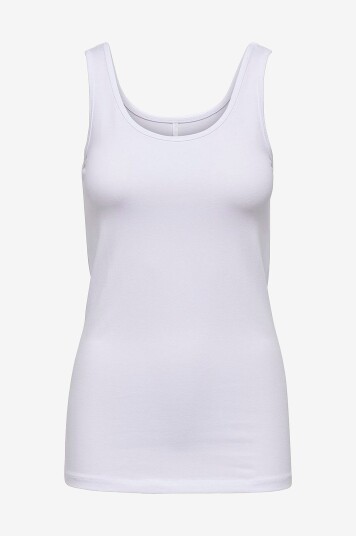 Only Singlet onlLive Love S/L Tank ToP Hvit Only Singlet onlLive Love S/L Tank ToP Hvit