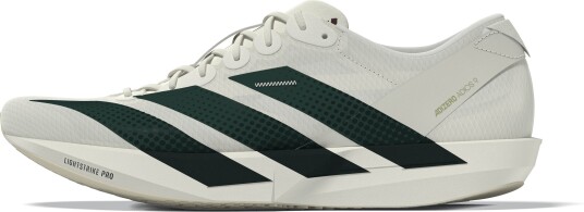 Adidas Men"s Adizero Adios 9 Off White/Collegiate Green/Team Royal Blue, 45 1/3