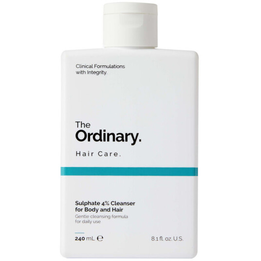 The Ordinary 4% Sulfat Rensemiddel for Hår og Kropp 240 ml The Ordinary 4% Sulfat Rensemiddel for Hår og Kropp 240 ml