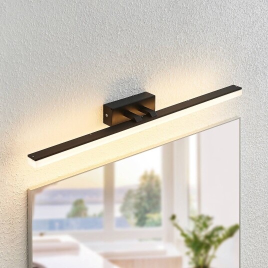 Lucande Lisana LED-vegglampe, IP44, 75 cm