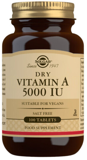 Solgar Vitamin A 100 Tabletter
