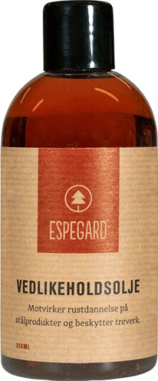 Espegard Vedlikeholdsolje Til Stål Og Tre 250ml Espegard Vedlikeholdsolje Til Stål Og Tre 250ml