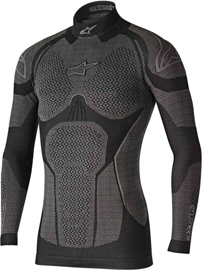 Alpinestars Ride Tech Vinter Topp LS XL 2XL Svart Grå