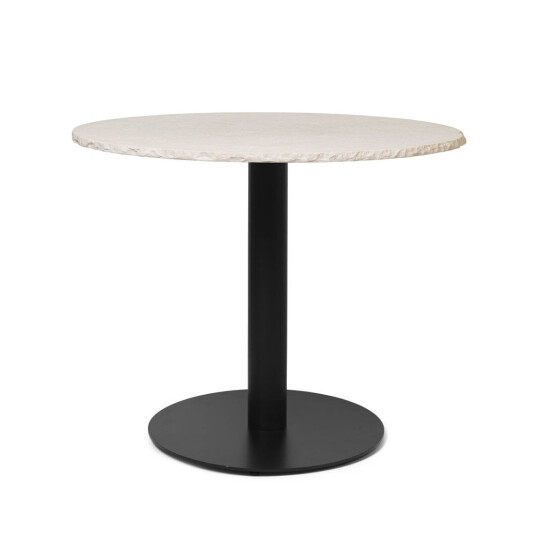 ferm LIVING Mineral spisebord hvit, marmor bianco curia